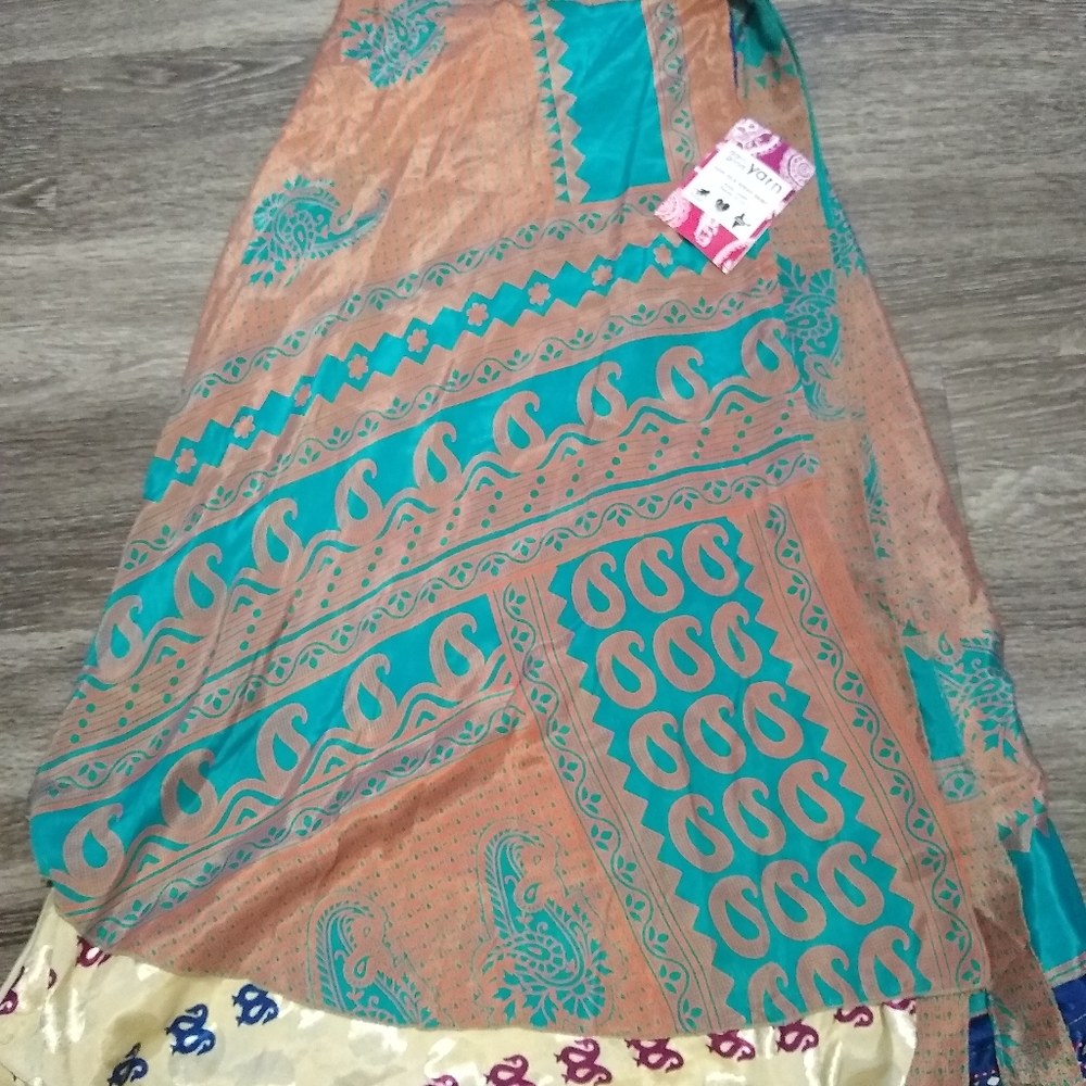 Darn Good Yarn Sari Skirt